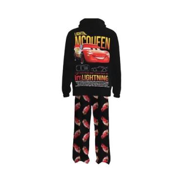 Imagem de Conjunto De Moletom E Calças De Pijama Lightning McQueen E Sally Para 
