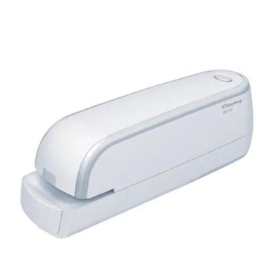 Imagem de Grampeador Profissional Elétrico Mesa Escritório Branco 25 Folhas F-25