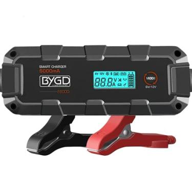 Imagem de Carregador de bateria inteligente F6000 – Carregador de bateria de carro de 8 estágios 6V/12V com modo de recondicionamento, carregador para automóvel, motocicleta, barco, RV - universal para baterias