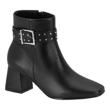 Imagem de Botas Feminina Vizzano Original Salto Grosso Bloco Fivela-Feminino