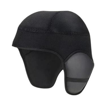 Imagem de Forro De Capacete De Motocicleta Para Inverno Quente, Touca Acolchoada