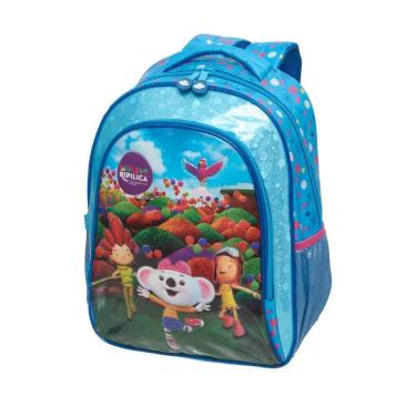 Imagem de Mochila Lilica Ripilica Mundo Ripilica Céu Azul-Unissex
