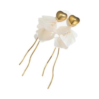 Imagem de Brincos Longos De Franja Em Aço Inoxidável Banhados a Ouro, Geométrico