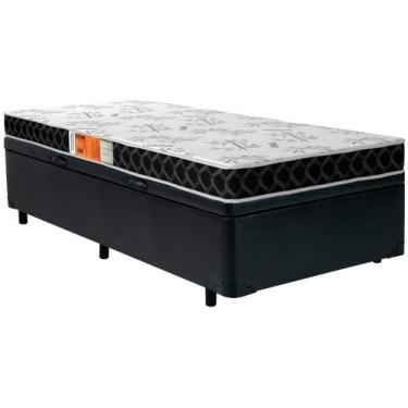 Imagem de Cama Box Com Baú Solteiro (Box + Colchão) Plumatex - 50cm de Altura Br