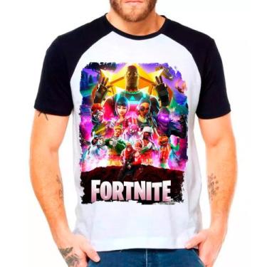 Imagem de Camiseta fortnite games jogos camisa masculina lançamento 01 - DESIGN 