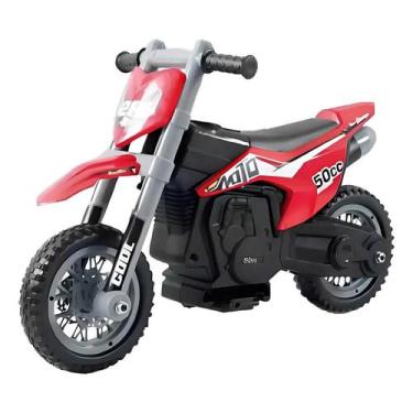Imagem de Mini moto cross infantil elétrica 6v vermelha importway bw233vm
