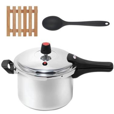 Imagem de Panela De Pressão 3L Fechamento Externo + Descanso + Colher - Marcolar