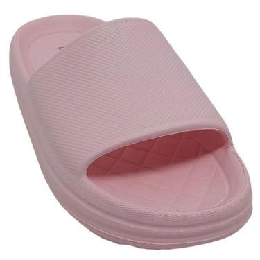 Imagem de Chinelo Molekinha Infantil Feminina Slide Eva, Rosa, 35/36