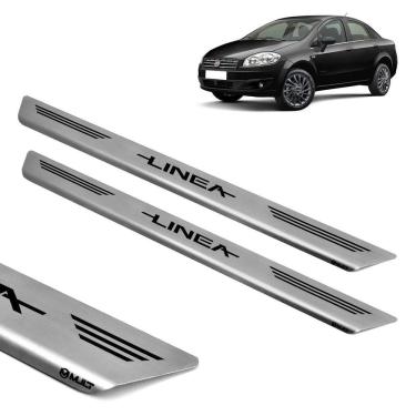 Imagem de Soleira Inox Escovado 2 Porta Mult Linea 2009-2016