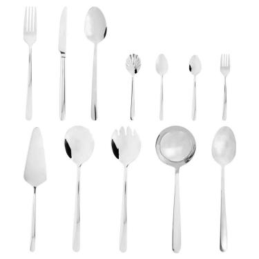 Imagem de Faqueiro Viena Com 54 Peças Em Inox Wolff