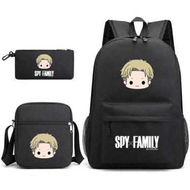 Imagem de Conjunto de mochilas Spys Familys Food Forger Cartoon Kids School - Yi