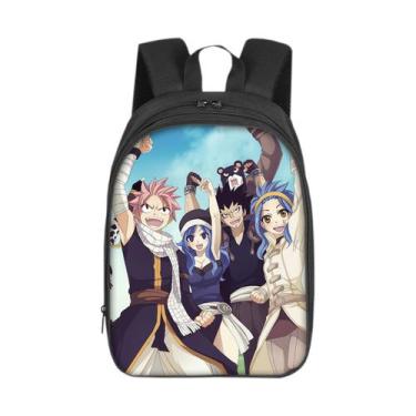 Imagem de Mochila Fairys Tails Etherious Natsus Dragneels para crianças - yiweis