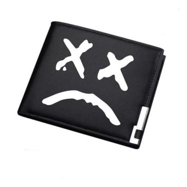 Imagem de Carteira Lilpeeps Carteira curta dobrável em couro de anime - Yiweisai