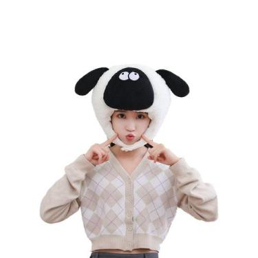 Imagem de Fantasia, chapéu de cosplay, pelúcia de ovelha preta para adultos - yi