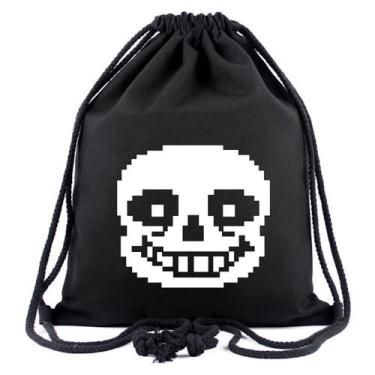 Imagem de Mochila com cordão Undertales Sans Anime para academia esportiva - Yiw