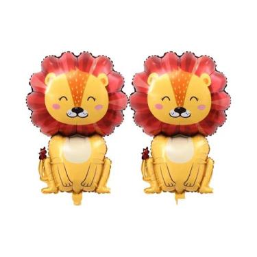 Imagem de Balões De Animais De Desenho Animado Da Selva Para Crianças: Girafa, L