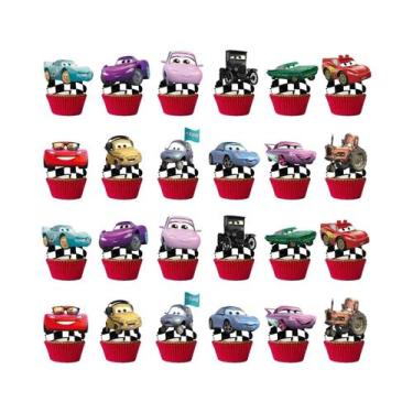 Imagem de Decoração De Bolo Do Disney McQueen Para Crianças, Presente Para Festa