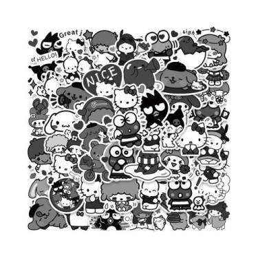 Imagem de Adesivos Kawaii Kuromi Keroppi Sanrio Mistos Para DIY, Decoração De Te