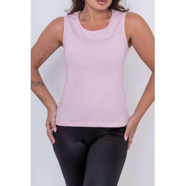 Imagem de Regata Feminina Premium - Regata Básica - WG Premium, Rosa bebê, P