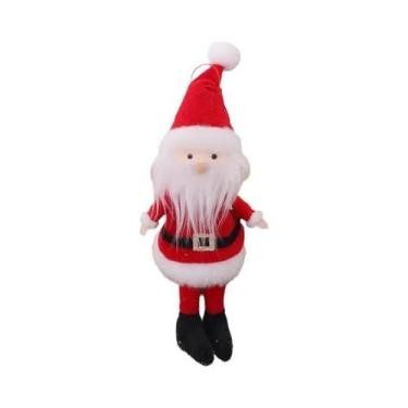 Imagem de Bonecos De Pelúcia De Elfos De Natal Fofos, Enfeites Pendurados Para Á