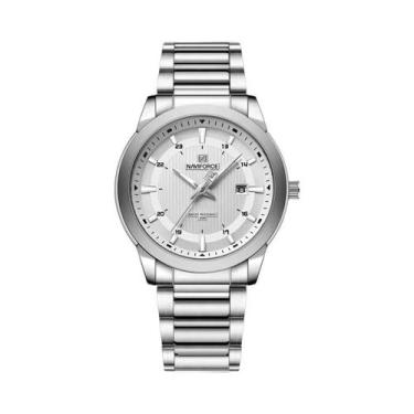 Imagem de Relógio Esportivo Masculino Com Pulseira De Aço Inoxidável NAVIFORCE À