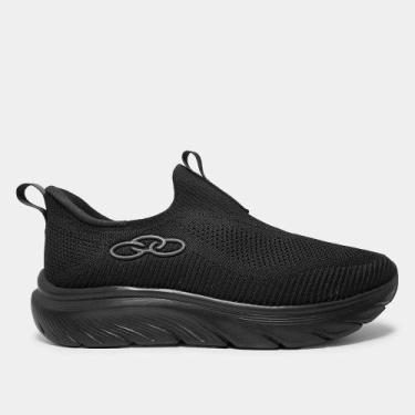 Imagem de Tênis Olympikus Clic Masculino - Preto-Preto, 43