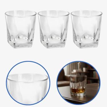 Imagem de Jogo Copos Whisky 6 Copos De Vidro 300ml Drinks E Bebidas - FLASHGOODS