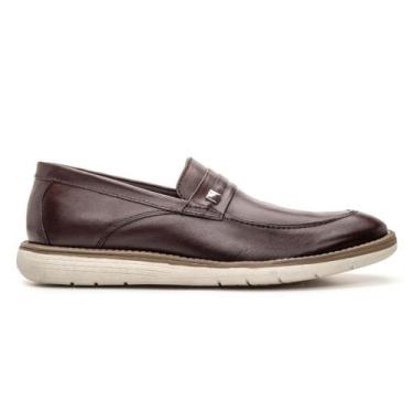 Imagem de Sapato Oxford Masculina Couro Legitimo Esporte Fino Elegante Evento Ho