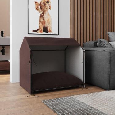 Imagem de Casinha De Cachorro Pet Tati Raças Pequenas - Marrom Marrom