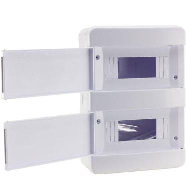 Imagem de Quadro De Distribuição De Sobrepor 16 Disjuntores Din Com Barramento - 600300028 - Forceline