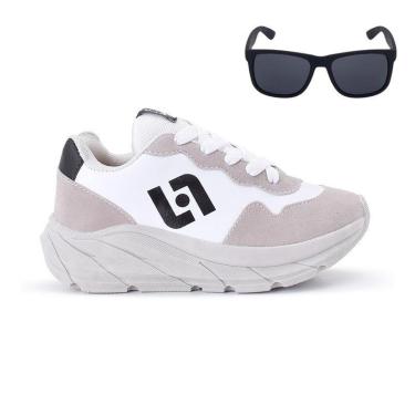 Imagem de Tênis Infantil Masculino Jogger  Casual Camurça + Oculos-Masculino