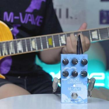 Imagem de Pedal de Guitarra Universal MVave Pedal De Efeito Reverb Digital 9 Tip