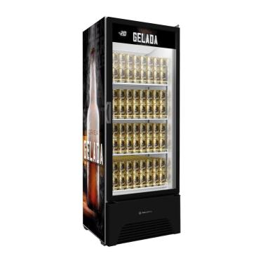 Imagem de Refrigerador Cervejeira Vitrine Metalfrio 572, VN50AH Optima Frost Free, Adesivado