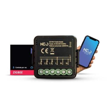 Imagem de Modulo Rele Interruptor Inteligente Trio Zigbee 3X3,3A Bivolt Cod: 291