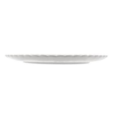 Imagem de 2 Pratos de Sobremesa Wolff Pétala de Porcelana Branco 20cm