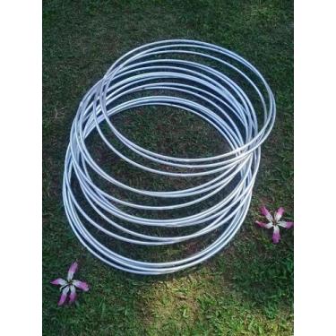 Imagem de Bambolê De Alumínio Reforçado 0,75 cm - Marks Sports, UNICO, Prata