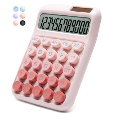 Imagem de Calculadora NGIFERA Solar e Bateria com LCD Grande de 12 Dígitos