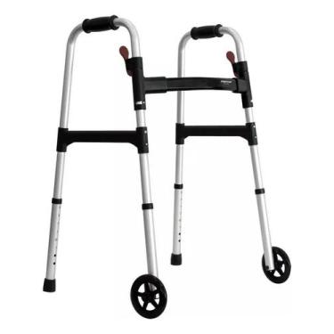 Imagem de Andador ortopédico Mercur BC1547 ANDADOR COM RODAS prateado - Congratu