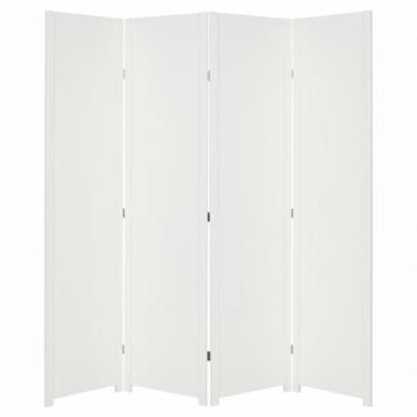 Imagem de 4 Biombo Pintado Sanfonado Com Dobradiças Folha Painel Mdf Divisor Div