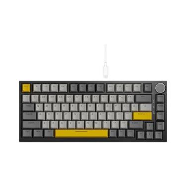 Imagem de Teclado Mecânico Para Jogos Bluetooth 5.1 Sem Fio Com Botão Personaliz