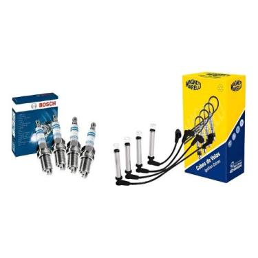 Imagem de Kit Cabo E Vela Bosch Corsa Celta 1.0 2002 2003 2004 A 2015 - Congratu