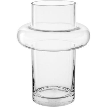 Imagem de VASO DECORATIVO ENFEITE PLANTA VIDRO 22x16x16cm TRANSPARENTE