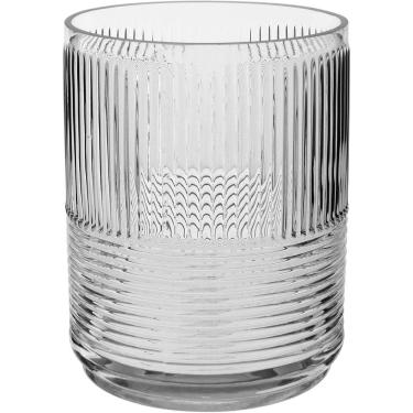 Imagem de VASO DECORATIVO ENFEITE PLANTA VIDRO 15x12x12cm TRANSPARENTE