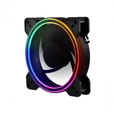 Imagem de Cooler para Gabinete F-12FIX com LED de Cores Fixas, Baixo Ruído e Alta Durabilidade Evus