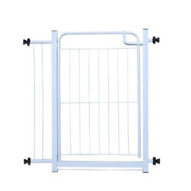 Imagem de Grade para Porta Pet Branco 70-80cm com Extensor para Animais Branco 1 Unidade