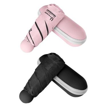Imagem de Guarda-chuva BAODINI Mini Compacto com Proteção UV Leve 18 cm