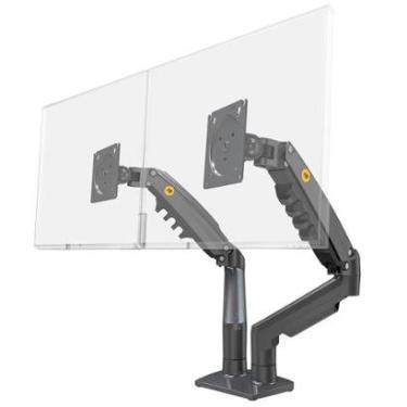 Imagem de Suporte de Mesa Articulado para Monitor de 17" a 27", North Bayou, Ajuste de altura com...