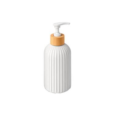 Imagem de Saboneteira Multiuso 430ml Dispenser Pump Detergente Frasco Decorativo