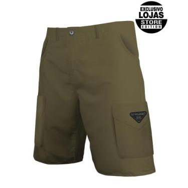 Imagem de Bermuda Cyclone Hybrida Stretch Cargo Mescla, Verde, 36