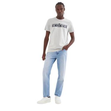 Imagem de Camiseta Masculina Estampa Logo Colcci, Cinza, G